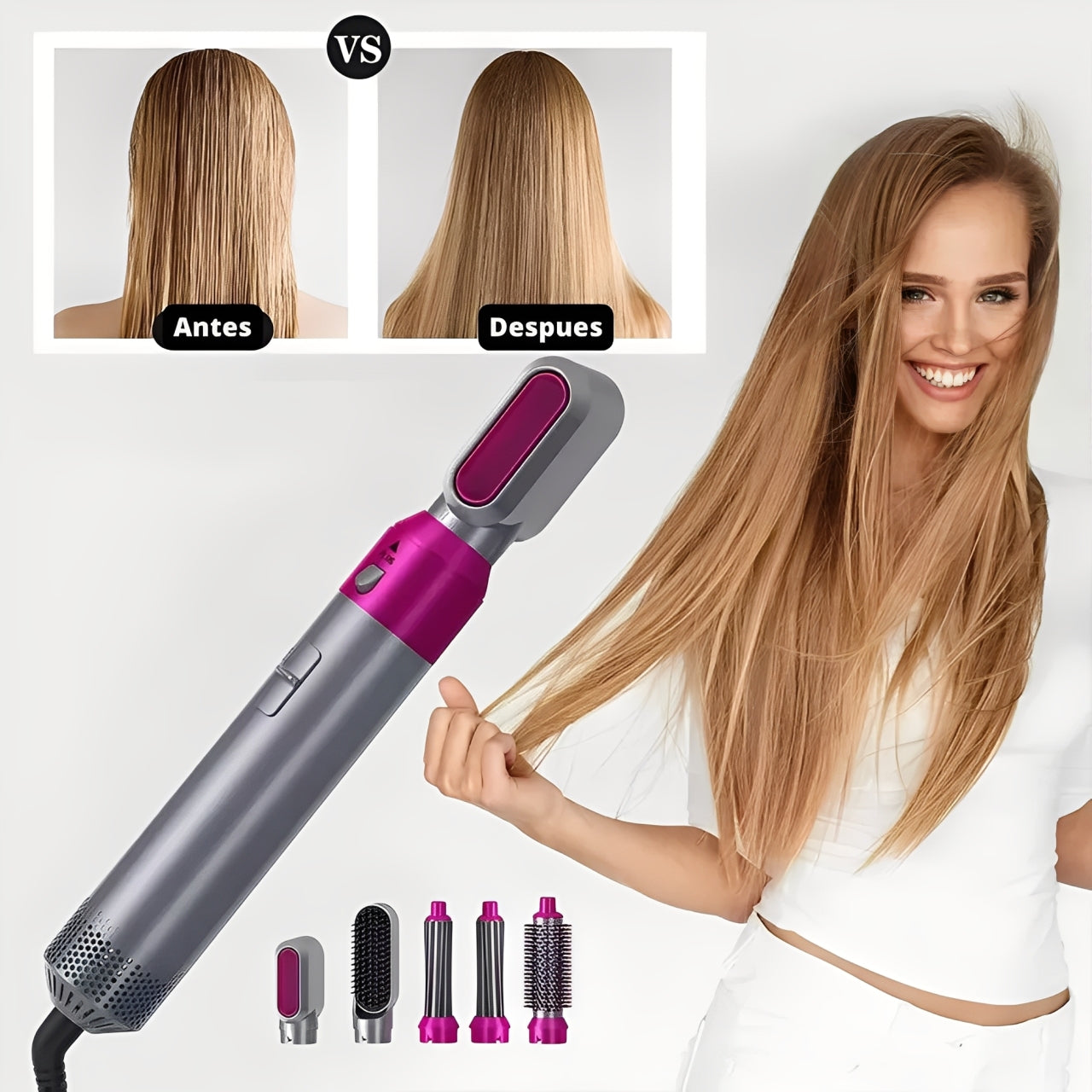 Secador 5 en 1 GlamBrush Total