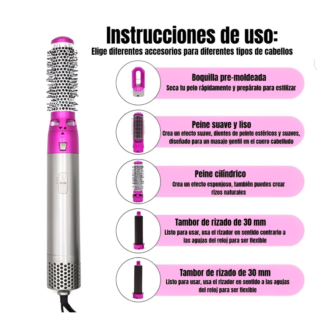 Secador 5 en 1 GlamBrush Total