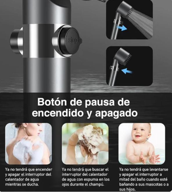 DUCHA ALTA PRESIÓN: SPA EN MINUTOS