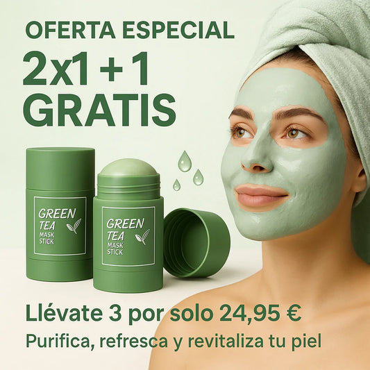 OFERTA 2x1+REGALO MASCARILLA EXFOLIANTE TÉ VERDE