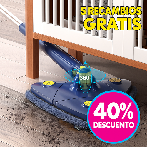 UltraMop Fregona Autoescurrible      + 5 recambios GRATIS