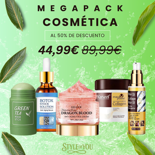 MEGAPACK SALVA TU PIEL Y PELO CON STYLEOFYOUⓇ