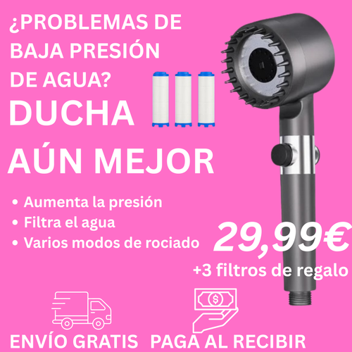 DUCHA ALTA PRESIÓN: SPA EN MINUTOS