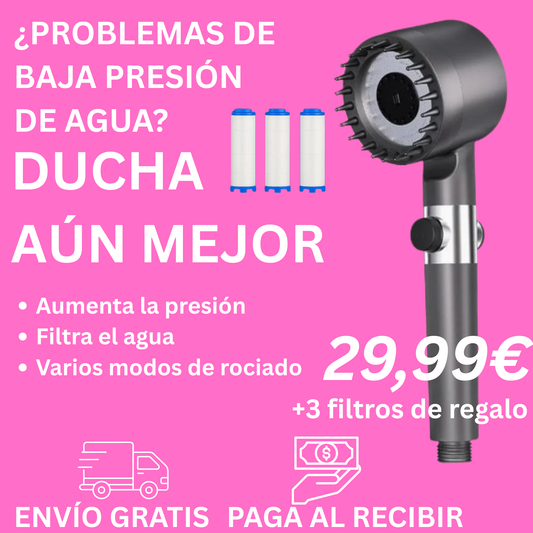 DUCHA ALTA PRESIÓN: SPA EN MINUTOS