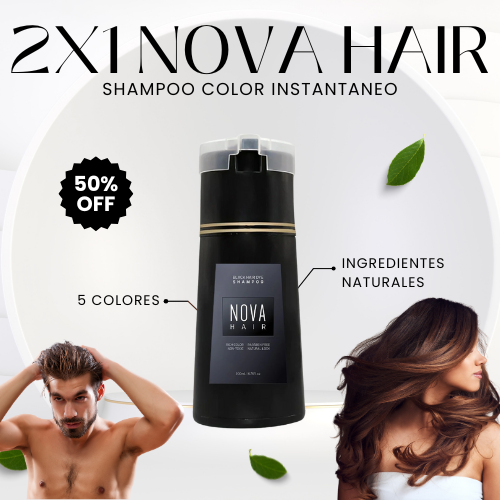 2X1 NovaHair Shampoo Tinte Instantáneo Styleofyou™
